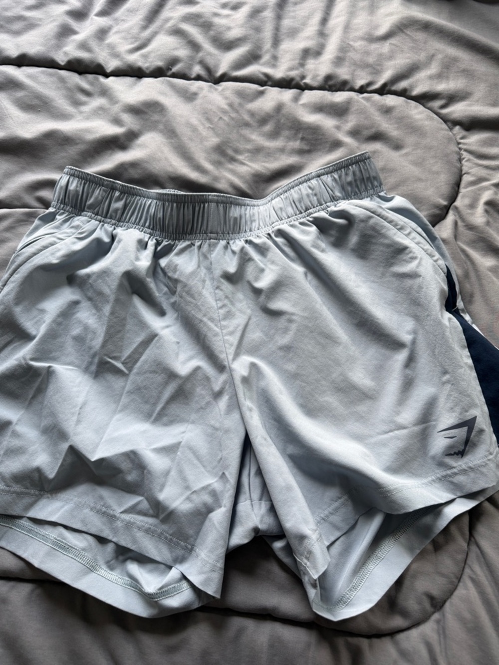 Gymshark Light blue Men's Athletic Shorts - Breathable Workout Shorts